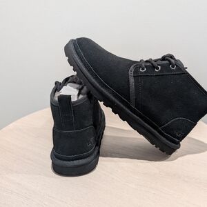 UGG Neumel Black Suede Boots
